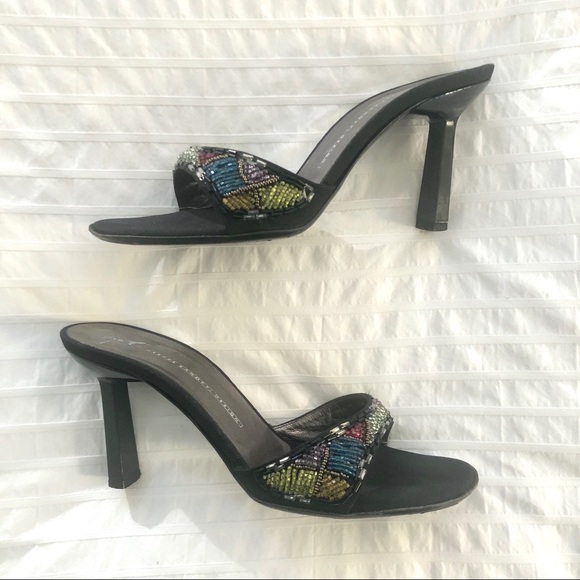 Vintage Shoes - 🦋VINTAGE 90s🦋 Giuseppe Zanotti beaded heels